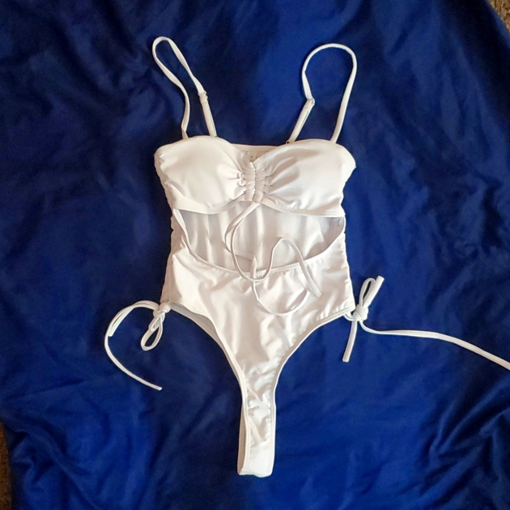 Women's White Bathing Suit size S